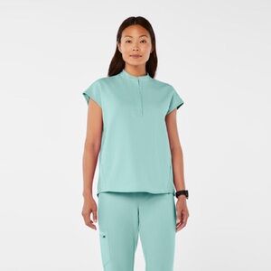 Figs Seaglass Rafaela - Oversized Scrub Top | Size L